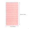 Classroom Pocket Chart Hanging Organizer Pink Household Organization Clear Pockets for