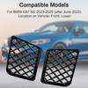 2er-Pack Auto-Kühlergrillabdeckung Stoßfänger vorne Mitte unterer Kühlergrill-Einsatz für BMW G87 M2 2023-2025 (nach Juni 2023) Frontstoßstange Kühlergrill Gitter Kit, Vorne