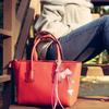Trendy Korean Inspired Leather Tassels Bows Hanging Ornament Phone Charm Bag Accessories Key Holder for Stylish Women