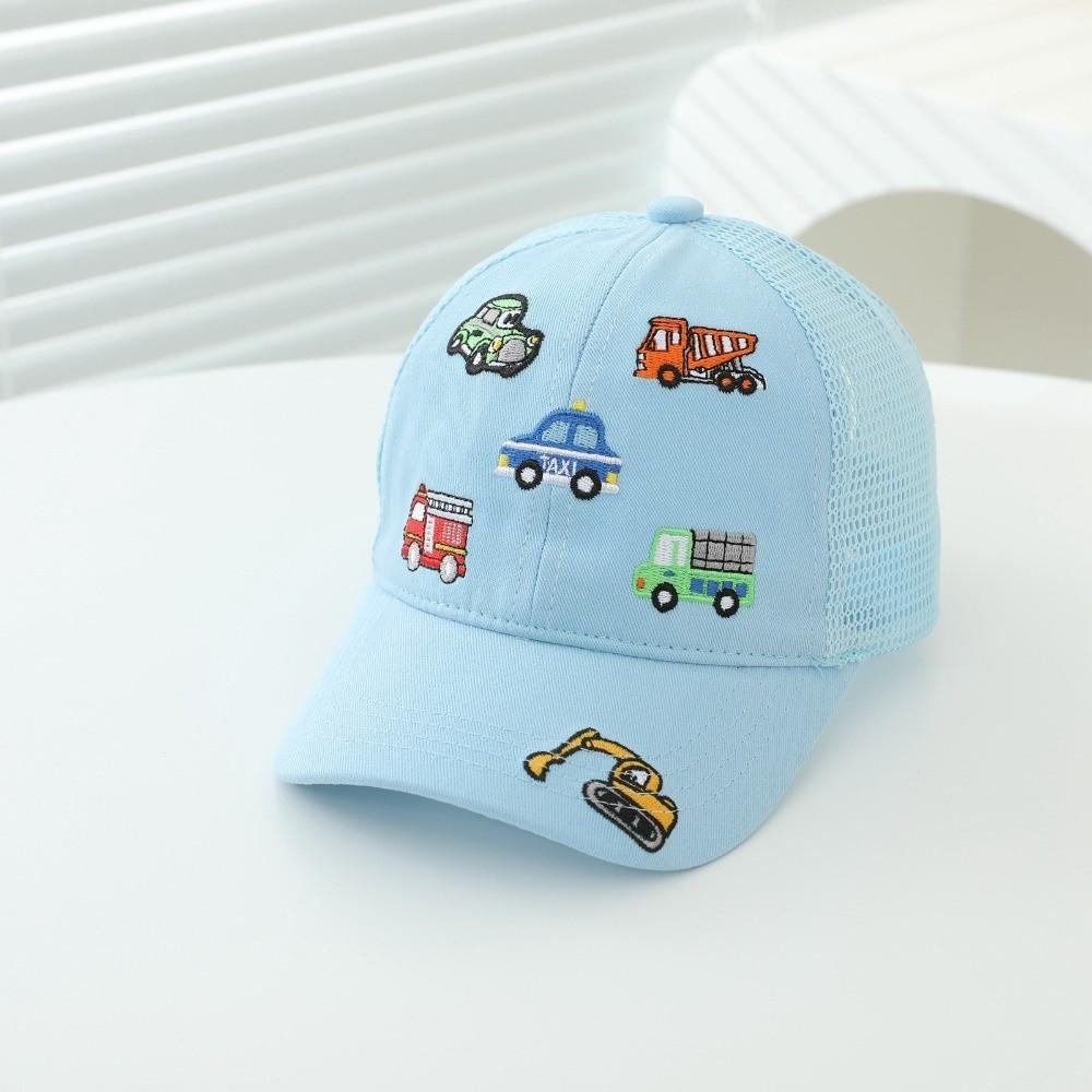 Casual Baby Sun Hats Cartoon Vehicles Toddler Peaked Caps Fashion Duck Tongue Hat Spring Summer