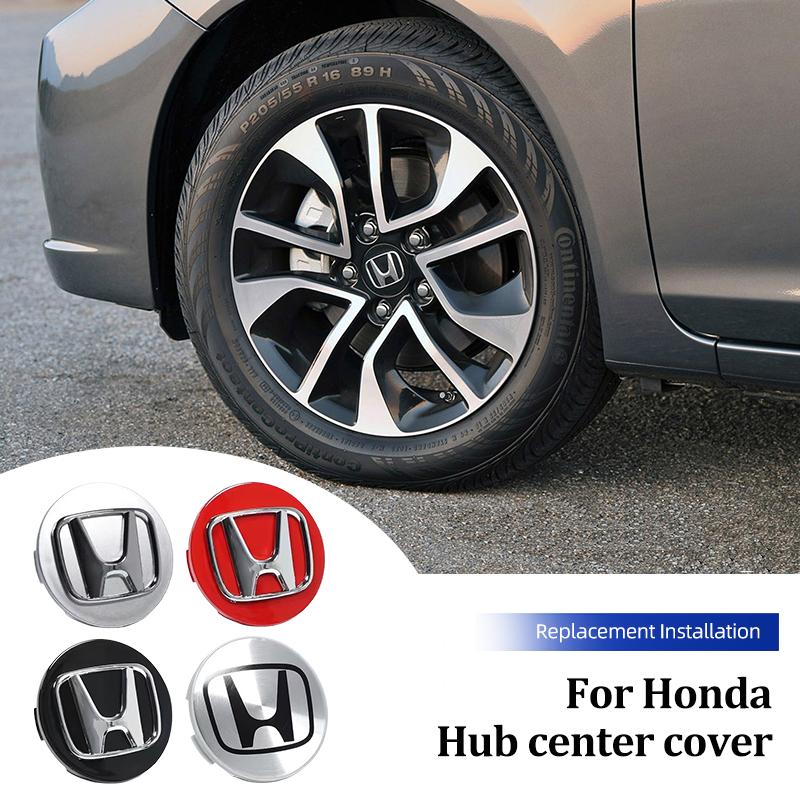 AAAHV1 4Pcs Car Wheel Hub Cover Tires Center Cap For Honda Civic Accord Crosstour Spirior Odyssey Avancier UR-V Sienna Elysion CR-Z