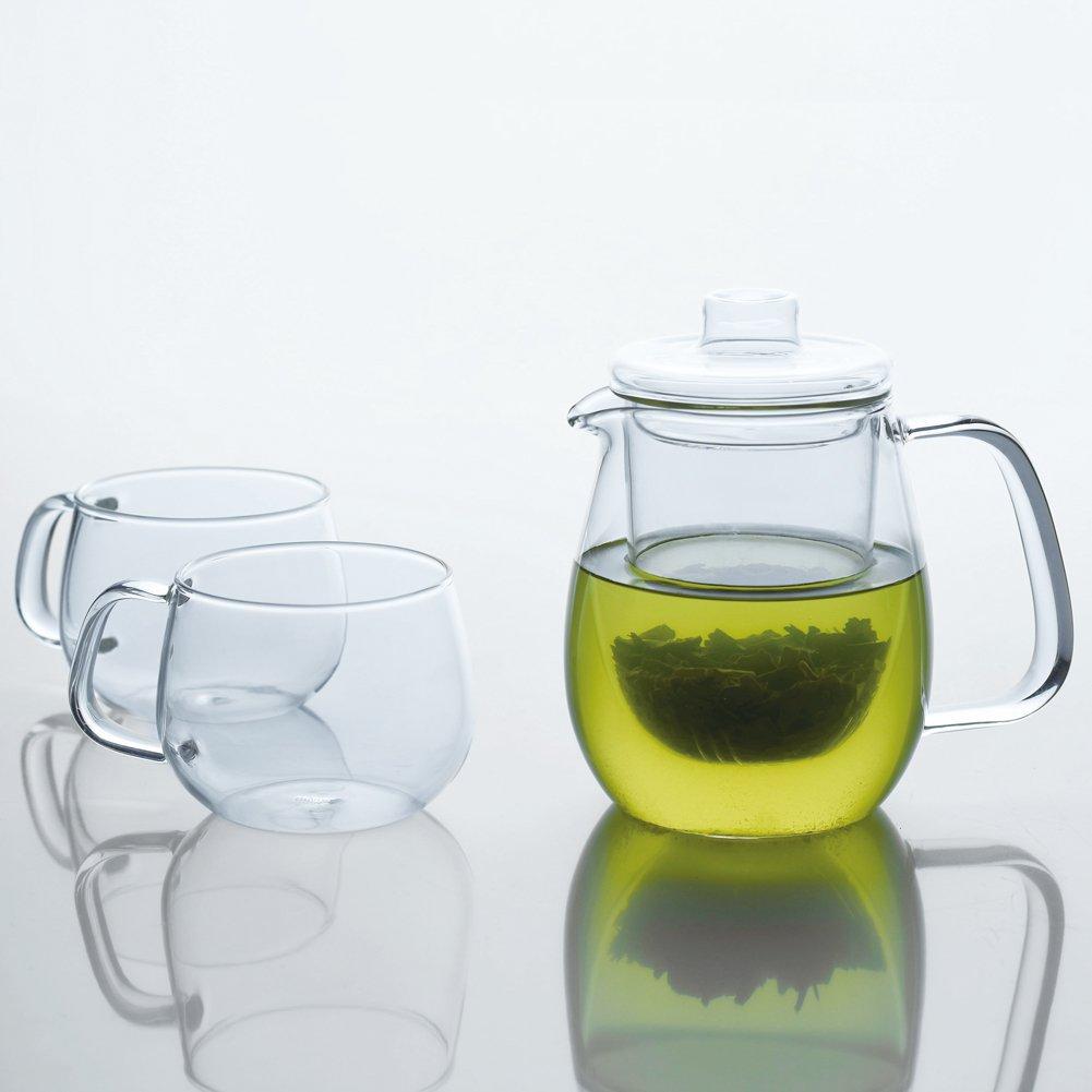 Kinto UNITEA Jug, 680ml, Glass, Dishwasher and Microwave Safe, 8294