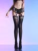 Low Waist Sexy Lace Women'S Panties With Garters Sheer Exotic Lingerie And Allure Oil Shiny Glossy Stocking One-Peices Pantyhose