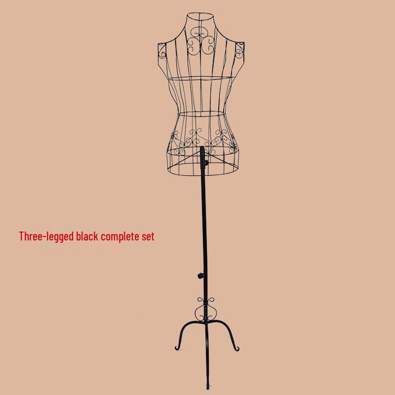 

Женский манекен из кованого железа для демонстрации свадебного платья – Металлическая подставка во весь рост/половинная с вешалкой для головы Official Standard