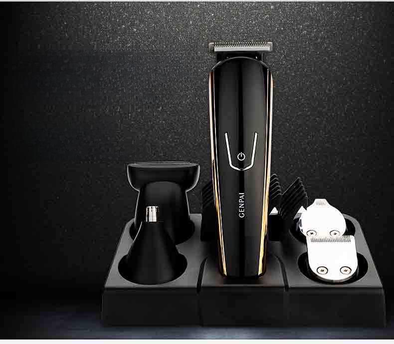Uzlādējams daudzfunkcionāls matu griešanas mašīnīšu komplekts - 5-in-1 elektriskais kopšanas komplekts