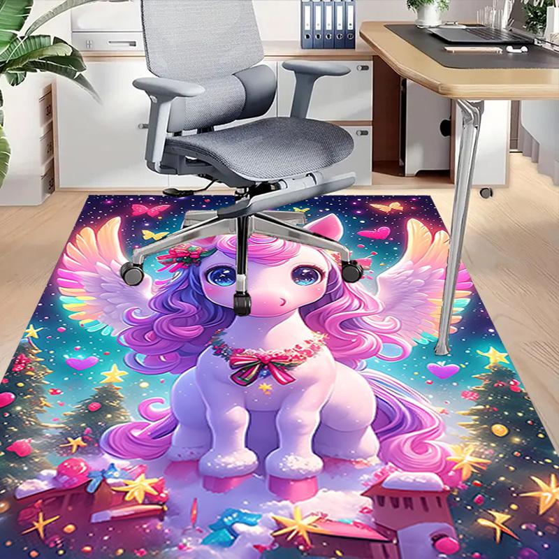 1PC Unicorn Fantasy Extra Large Non Slip Floor carpet, Office, family, bedroom, Studio Large Area Rug Indoor Rugs