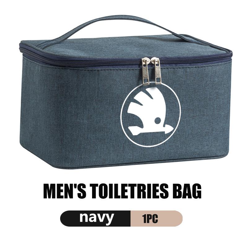 AAFO1 Travel Cosmetic Organizer Toiletry Case Wash Pouch Zipper Storage Bag For Skoda octavia a5 a4 mk1 2 fabia superb rapid mk3 yeti