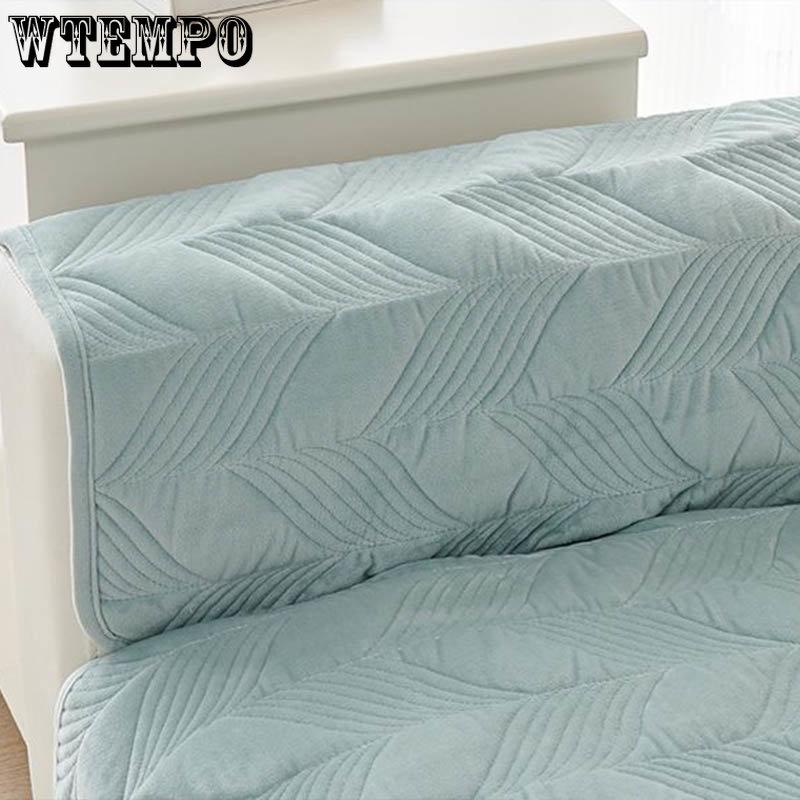 Nordic Simple Style Sofa Cushion Modern Fashion All-season Universal Anti-skid Cushion Living Room Backrest Towel Plush Sofa Cover