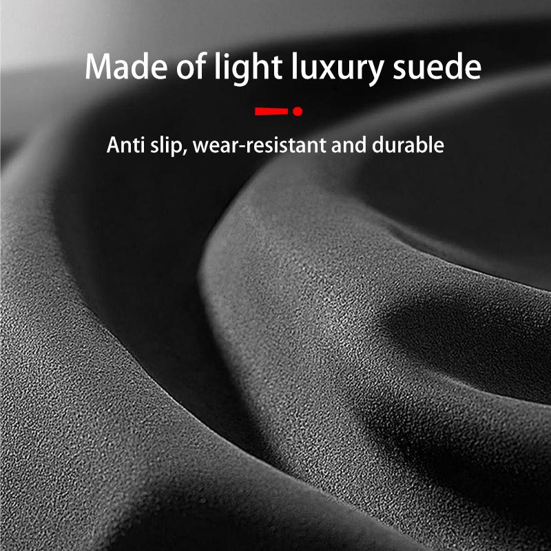 For Tesla New Launch Model Y Juniper 2025+ Suede Steering Wheel Cover All Season Universal Anti Slip Sports Steering Wheel Cover