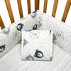 Baby Bumper Chichonera Crib Cot Protector Infant Cotton Children's Bed Barriers Newborns Around Cushion Braid Cunas Para El Bebe