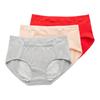 3Pcs Women's Menstrual Underwear Leakproof Briefs Ladies Comfortable High Waist Panties Hygienic Plus Size Pants L-4XL