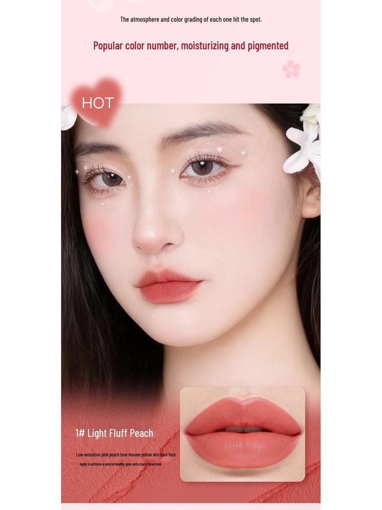 Raqi Soft Mist Charming Color Lip Glaze - Moisturizing, Long-lasting, Easy-to-Apply 2026 Lipstick Set