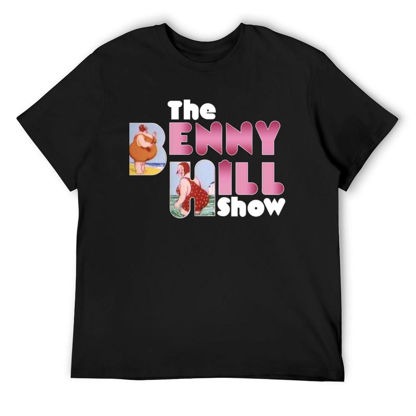 Benny Hill T-Shirt anime figures customizeds mens graphic t-shirts pack 4XL