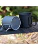 Outdoor Camping Tasse mit faltbarem Griff Tragbare Ultraleichte Aluminiumlegierung Becher Für Outdoor Wandern Kochen Neuankömmling 300ml