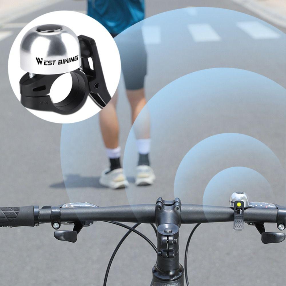 Waterproof Cycling Bicycle Handlebar Ring Aluminum Alloy Bicycle Thumb Bell  Commuting