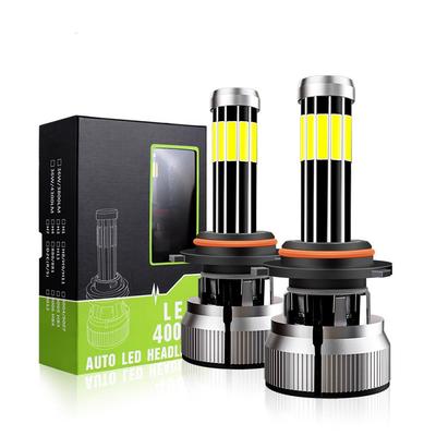 2Pcs Car LED H7 Headlight Bulb 10 Sides LED COB Chip 120W 24000LM H4 H1 H3 H8 H11 9005 HB3 9006 HB4 HIR2 9012 Canbus H13 Car Fog Lamp 6000K 12V