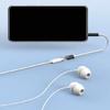 Type C to 3.5mm Auditory Converter Cable Durability for Seamlessly Auditory Experience on Mobile Devices