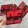 Red Laser Digital Sticker 1PC, Waterproof UV Resistant PVC Self-Adhesive Decal for Car Instrument Panel