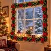 10pcs Flexible Christmas Wreath Bendable Xmas Door Wreath Christmas Garland  Christmas Party