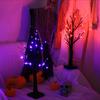 Halloween Decorative Lights Tabletop Artificial Tree Decor Timer Mode Battery Operated Birch Tree Table Centerpiece LED Lamp