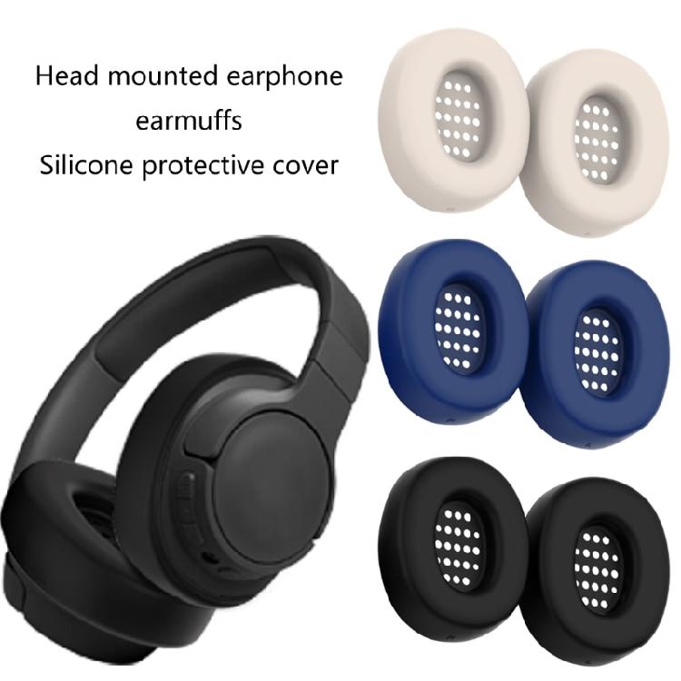 Breathable Silicone Ear Pad Earpads Cover Protective Sleeve for TUNE 770NC Headsets