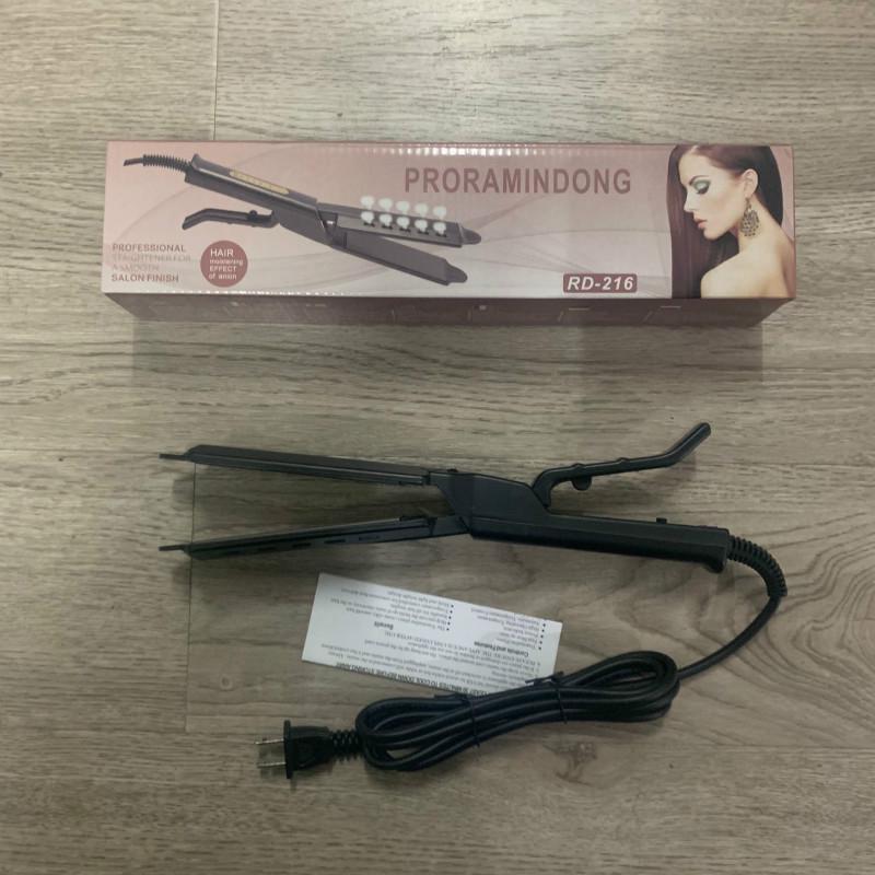Adjustable Temperature Straightener: Damage-Free Hairstyling Tool for Bangs and Hair.