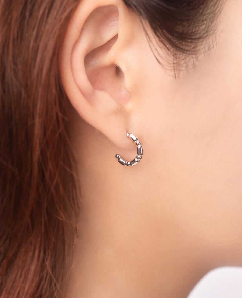 Benoit Er03Sl Roman Puff Earrings [Silver]