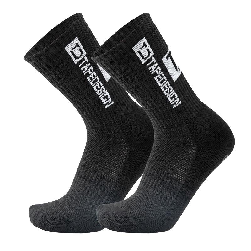 Calcetines para correr para deportes al aire libre, calcetines elásticos, calcetines atléticos de fútbol, ​​calcetines antideslizantes con empuñaduras