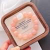 14Mm High Quality Natural Madagascar Powder White Ghost Bracelet
