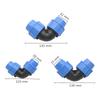 1/20/25/32mm PVC PE Tube Water Splitter Elbow Connector for Garden Farm Irrigation Pipe Hose Joint 1Pc