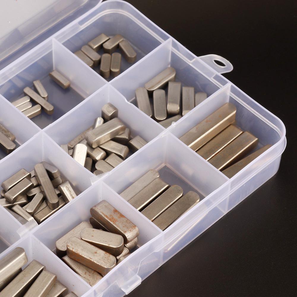 140ks 12mm 16mm 20mm 25mm Paralelní hřídelový klíč Kulatý konec Ocelový materiál Kulatý klín Klíčový materiál