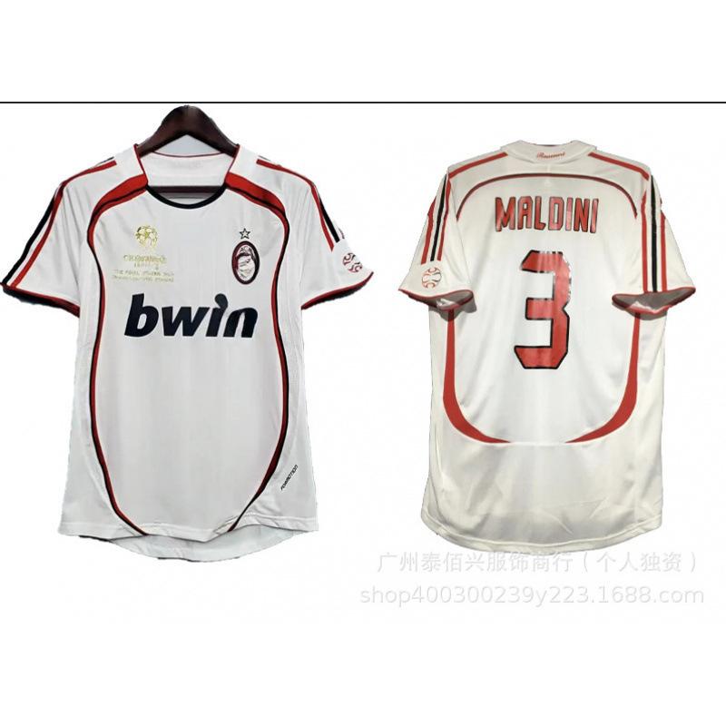 Wholesale Serie A Classic Retro Football Jersey AC Milan Kaka Inter Home and Away Short Sleeves Undertake Delivery