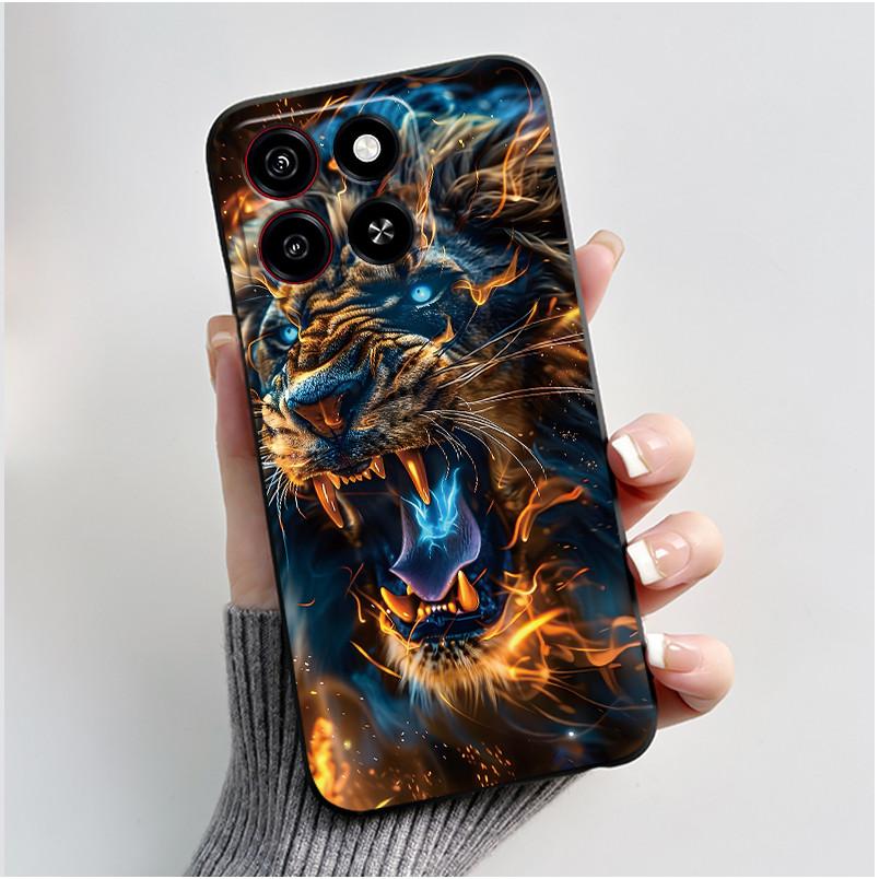 For ZTE Blade A35 Case Cute Cool Fashion Silicone Soft TPU Cover For ZTE Blade A55 Cases Blade A35 Back Cover Shockproof Bumper