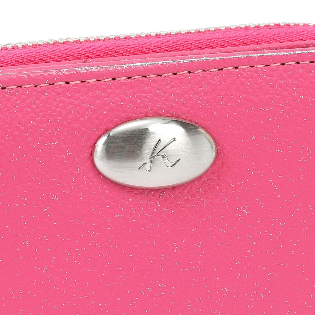 Glitter Bifold Wallet ZH0465 Rose 74741 [Kitamura] Women's [Red]