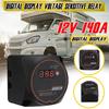 12V Battery Isolation Controller with Digital Display 140A Battery Isolator Switch Voltage Sensitive Relay for Boat for RVs