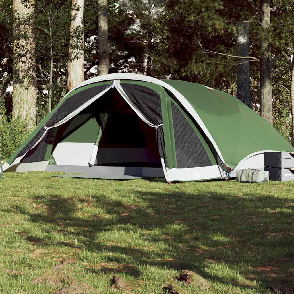 Family Tent for 6 Persons Green Waterproof