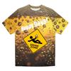 Men's Crew-neck Casual Printed Short-sleeved T-shirt Top