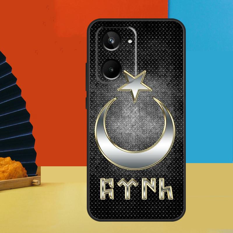 

Turkey Flag For Realme 15 10 11 12 13 14 Pro Plus C67 C65 C63 C61 C35 C55 C53 C51 C71 C75 GT7 Pro Case Realme 12 Pro