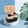 Luxury PU Waterproof Travel Cosmetic Bag Large Capacity Portable Toiletry Bag High-End Handheld Makeup Storage Organizer Bag