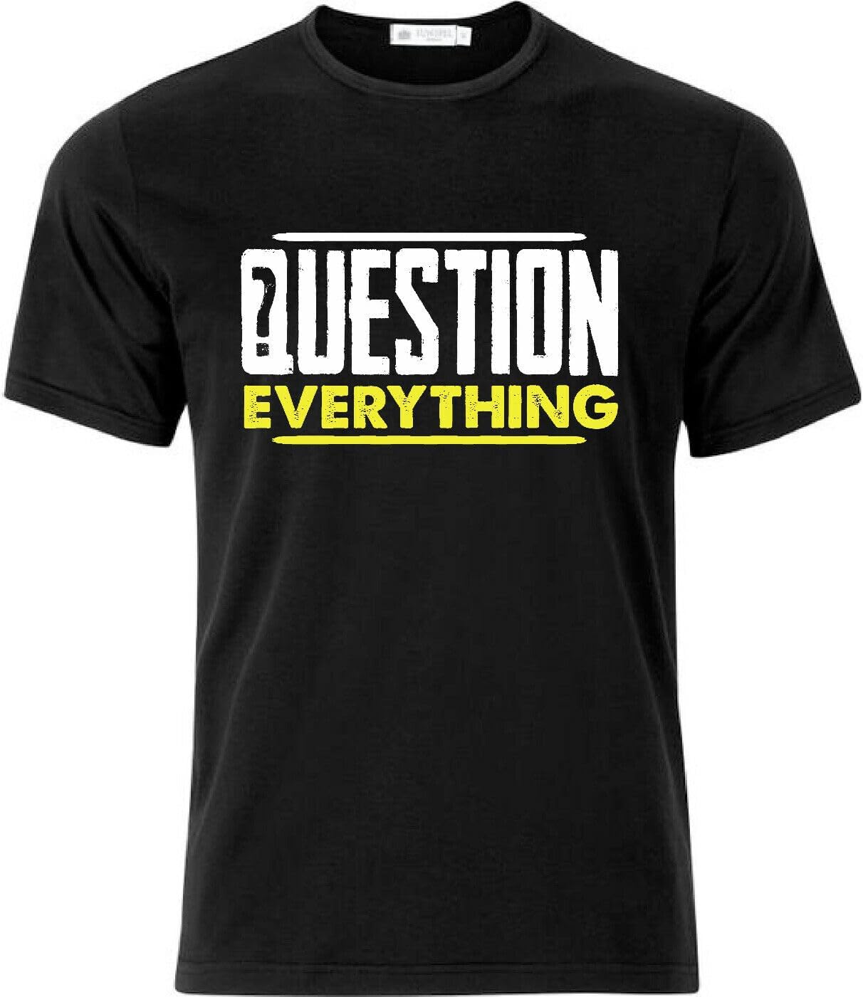 Question Everything Demand The Truth T Shirt Black 3XL