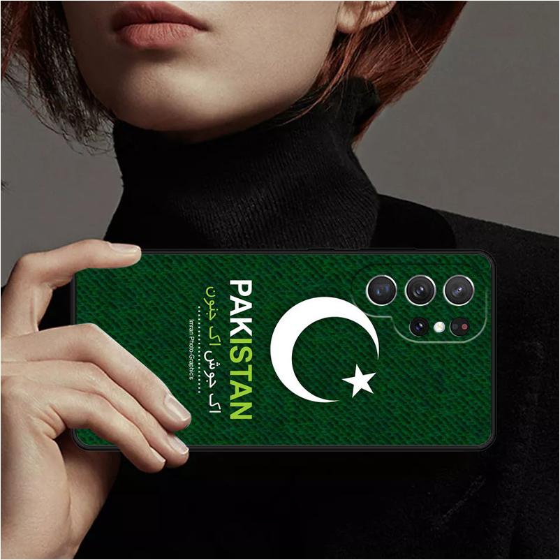 Pakistan Flag Banner Phone Case Cover Coque For Samsung Galaxy S24 Ultra 23 S22 Plus S21 FE S20 Note 10 Pro Note 20 lite