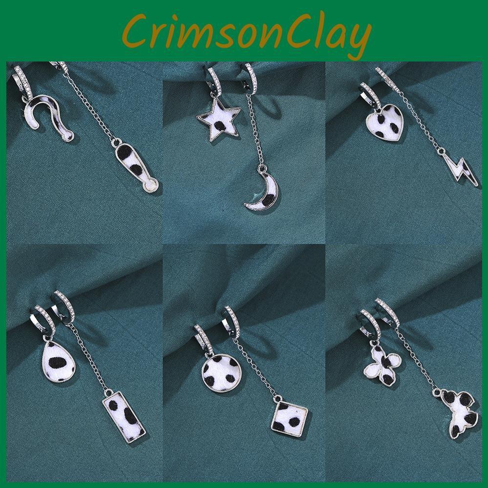 Geometric Elegant Alloy Earrings Milk Pattern Silverplated Fashion Street