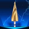 Hex Shank Step Drill Bit Titanium Coated Titanium Coated Drill Bit  Drilling Wood
