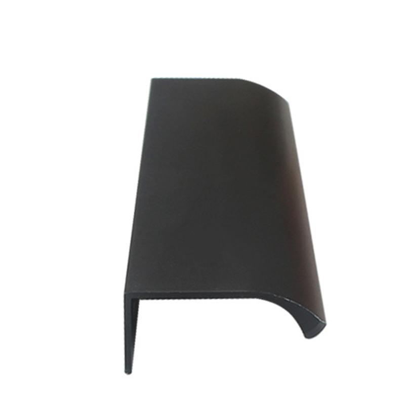Aluminum Alloy Cabinet Drawer Handle Modern Furniture Hidden Long Handle Mount Finger Edge Pulls Nordic Concealed Handle