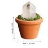 Feng Shui Crystal Stones Potted Plant Mini Decorative Rhinestone Potted  Meditation