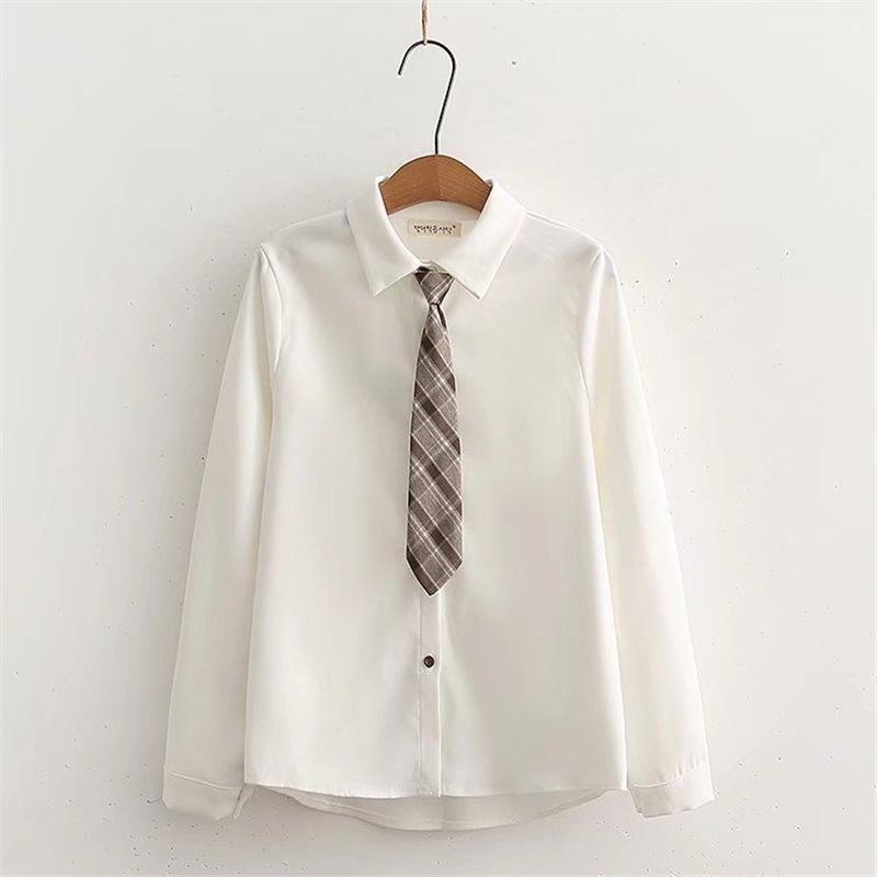 

2024 Унисекс Колледж Стиль Свободная Рубашка с Длинным Рукавом и Вязаный Жилет Комплект XL