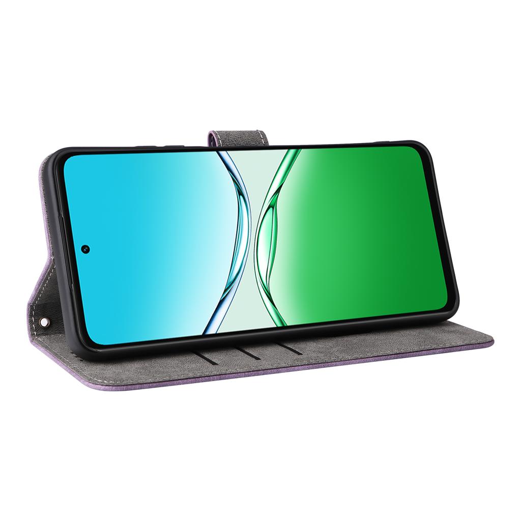 För Oppo A5 5G/4G/A5m Fodral Plånbok RFID-blockerande PU-läder Telefonskal Ställ med Rem