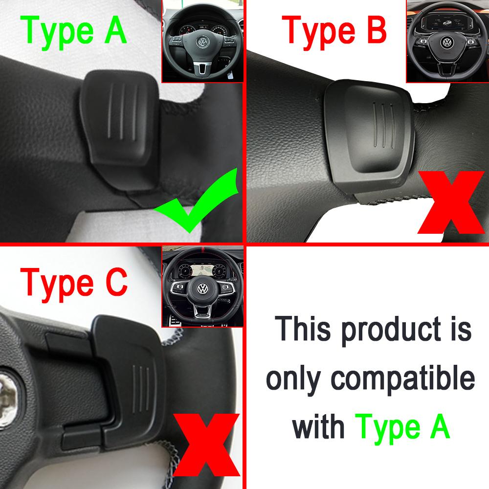 Extension de Palette de Changement de Vitesse DSG pour Volant de Voiture Shifters Sticker Pour Volkswagen Tiguan Golf6 MK6 Jetta GTI R20 R36 CC Scirocco EOS