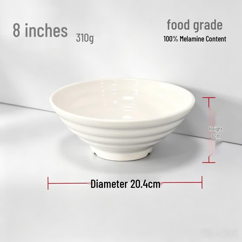 Chuzhou 8-inch A5 Melamine Noodle Bowl