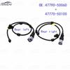 4779050060 + 4777050100 Rear Axle Left and Right Brake Pad Wear Sensor for LEXUS LS460 LS F4 460 AWD OE# 47790-50060 47770-50100